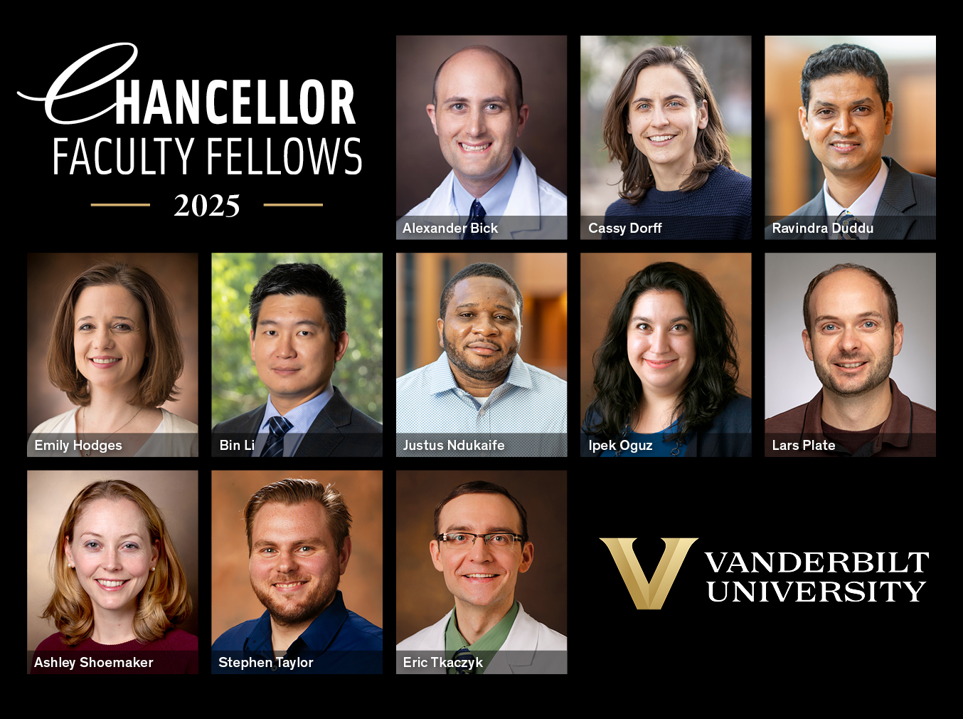 Collage of headshot of faculty fellows
